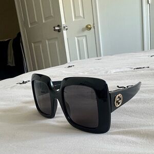 Gucci Oversized Black Sunglasses